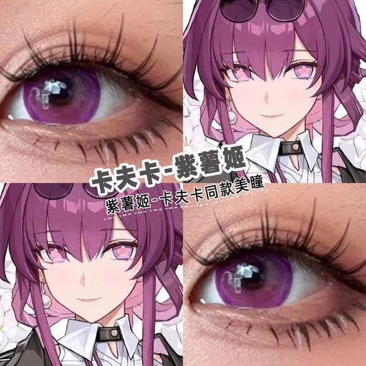 Super realistic purple potato girl that is not afraid of even the original camera