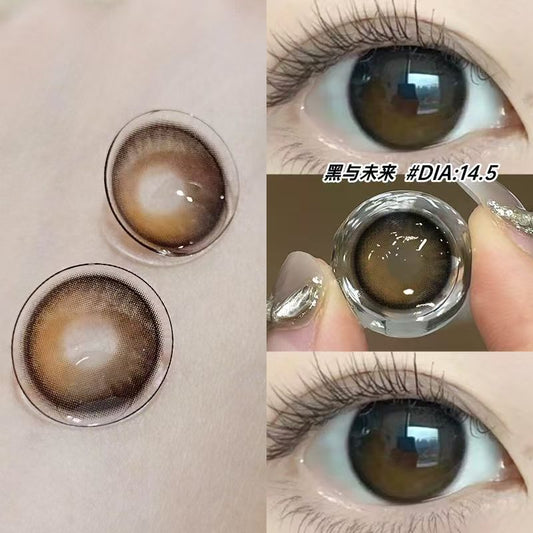 Let me introduce you to this product today🌱 This pair of contact lenses is really beautiful👀 Black and the Future